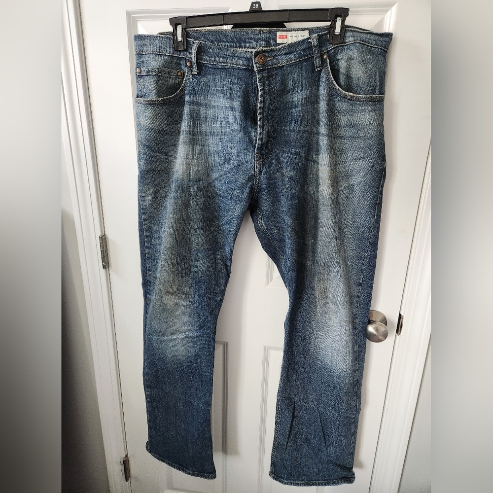 Wrangler Men's Blue Bootcut Jeans 38x30